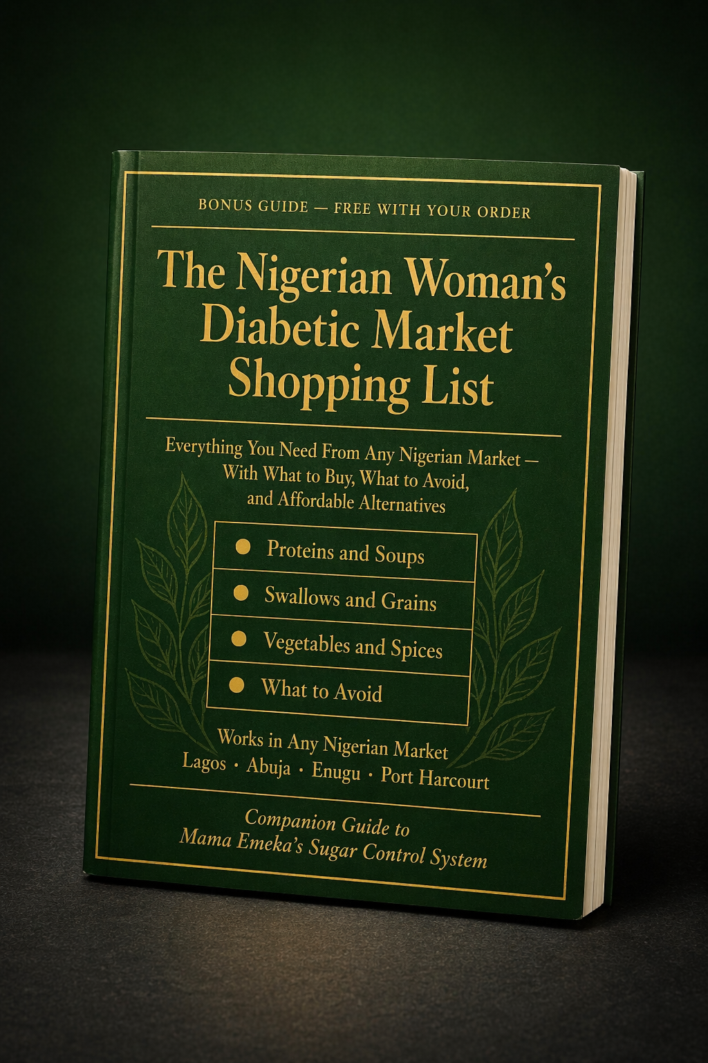 The Nigerian Woman's Diabetic Market Shopping List