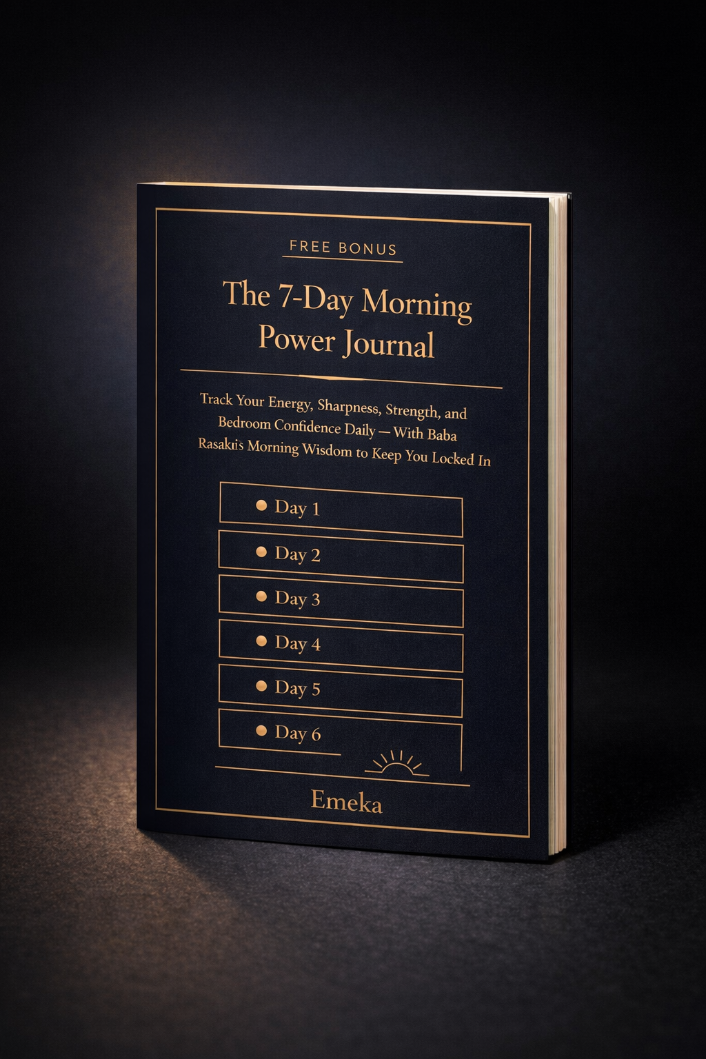 Bonus 2 — The 7-Day Morning Power Journal