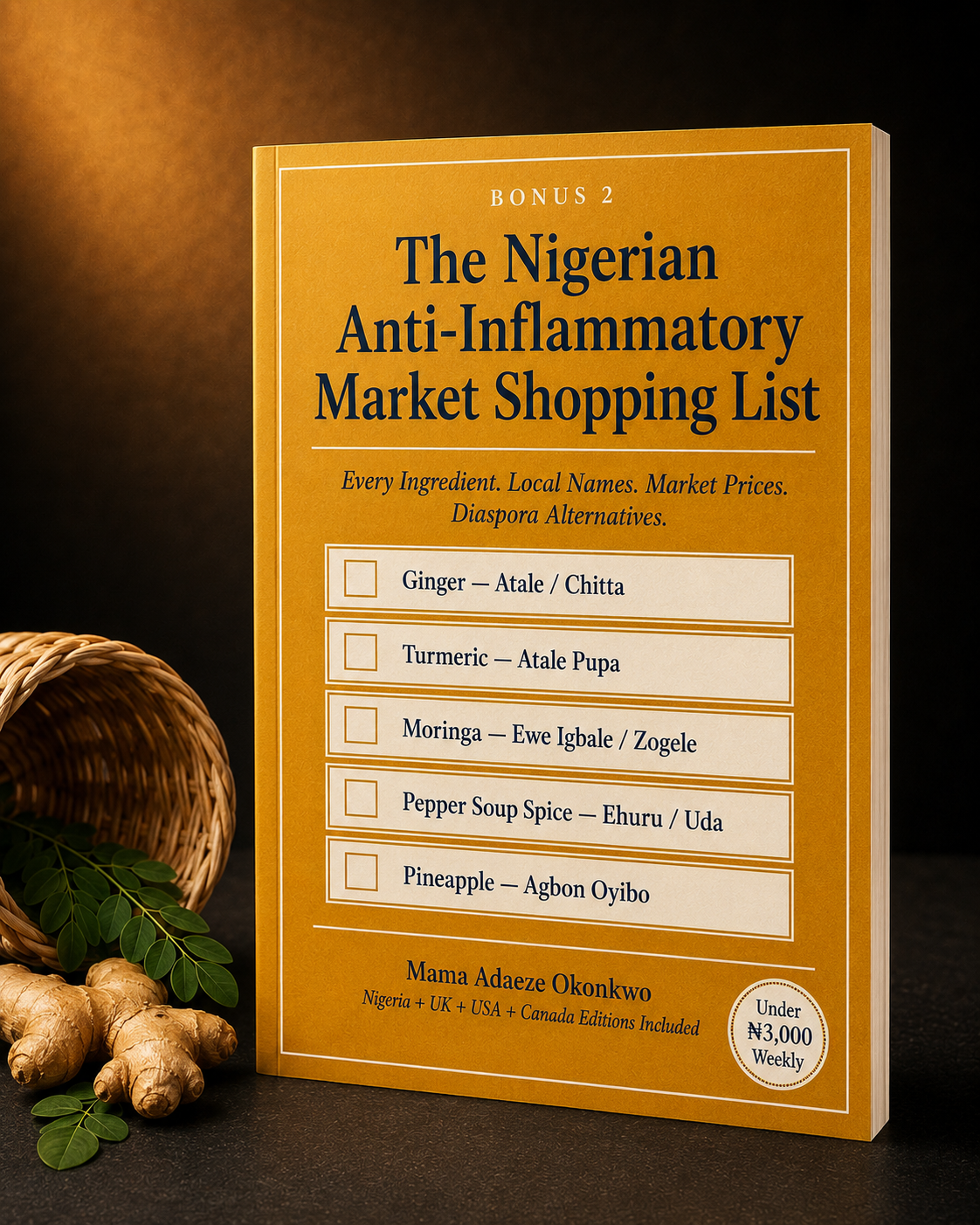 African Anti-Inflammatory Market Shopping List